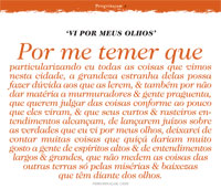 Vi por meus olhos..
